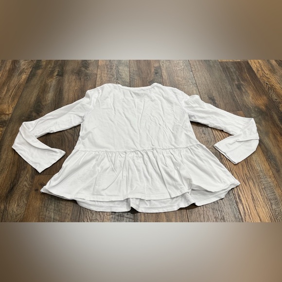 Gap Women’s Long Sleeved Peplum Short, Size Medium, White - Picture 7 of 7